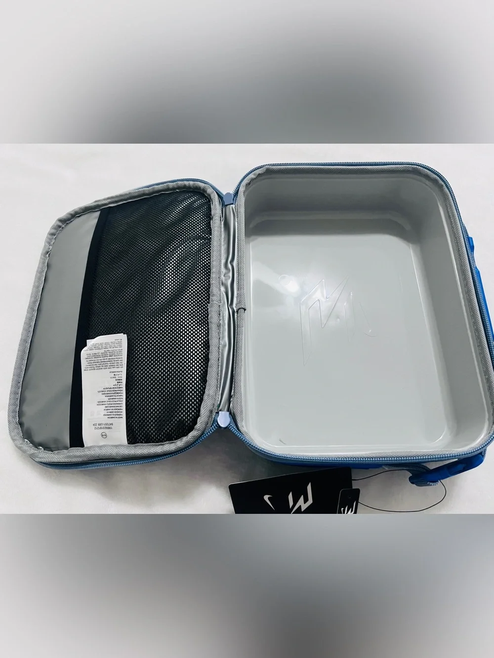 Nike Kids Game Royal Blue Gray Hard Shell Insulated Lunch Box (9AT051-U89)